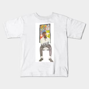 Gentleman's Pose 2 - full scale Kids T-Shirt